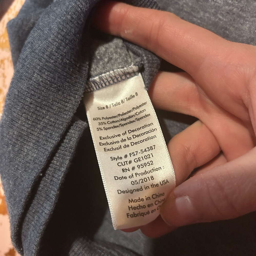 Freestyle Blue and Pink Kids Sweatshirt - Picture 10 of 11